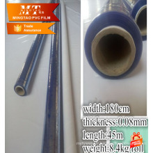 2016 HOT SALE !! Film rétractable pvc bleu / Film PVC transparent